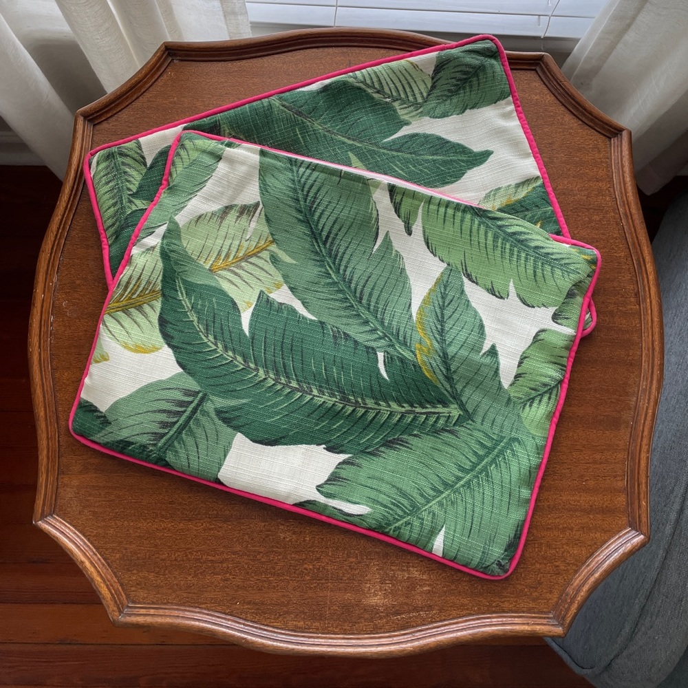 Tropical pillow cases